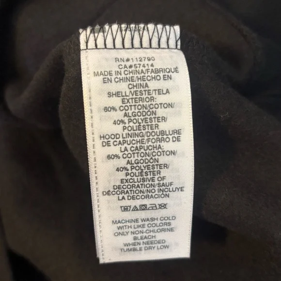 NWT True Religion Flocked Buddha Logo hoodie sz M - Picture 4 of 5